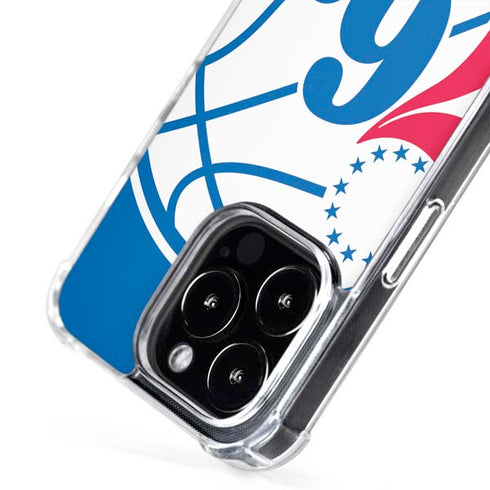 NBA Philadelphia 76ers Large Logo iPhone 16 Pro MagSafe Case